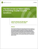 The Role of Manual Patient Turning in Preventing Hospital Acquired Conditions